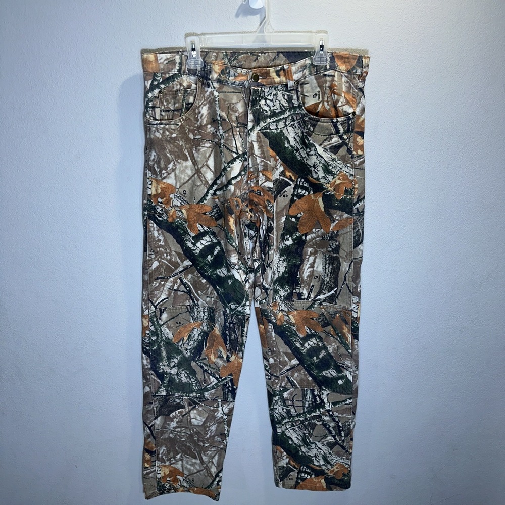 Wrangler Fusion 3-D Camo Reinforced Knee Jeans Mens 36x34 Hunting Pants